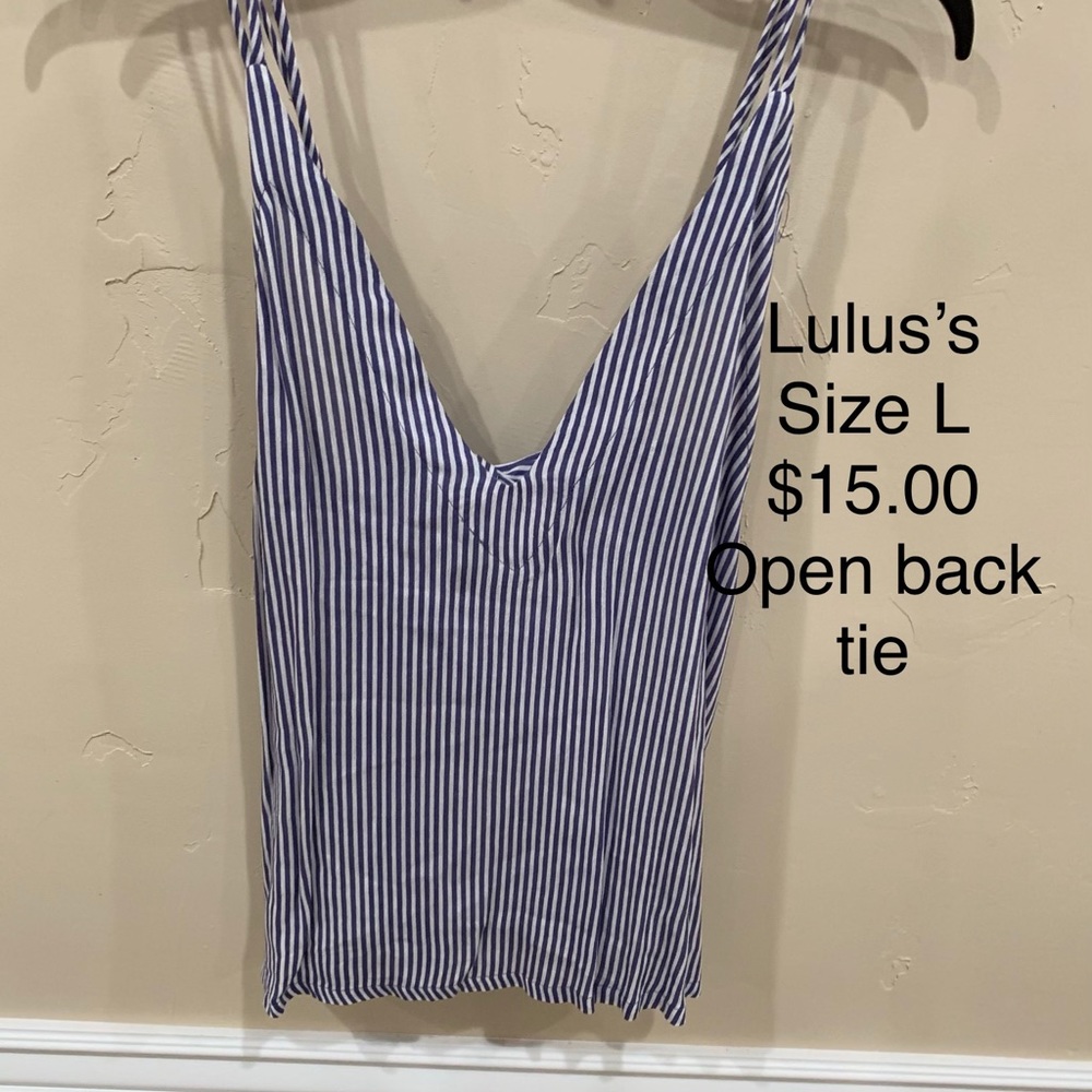 Lulus fashion tanks BOTH $30 or $15 each